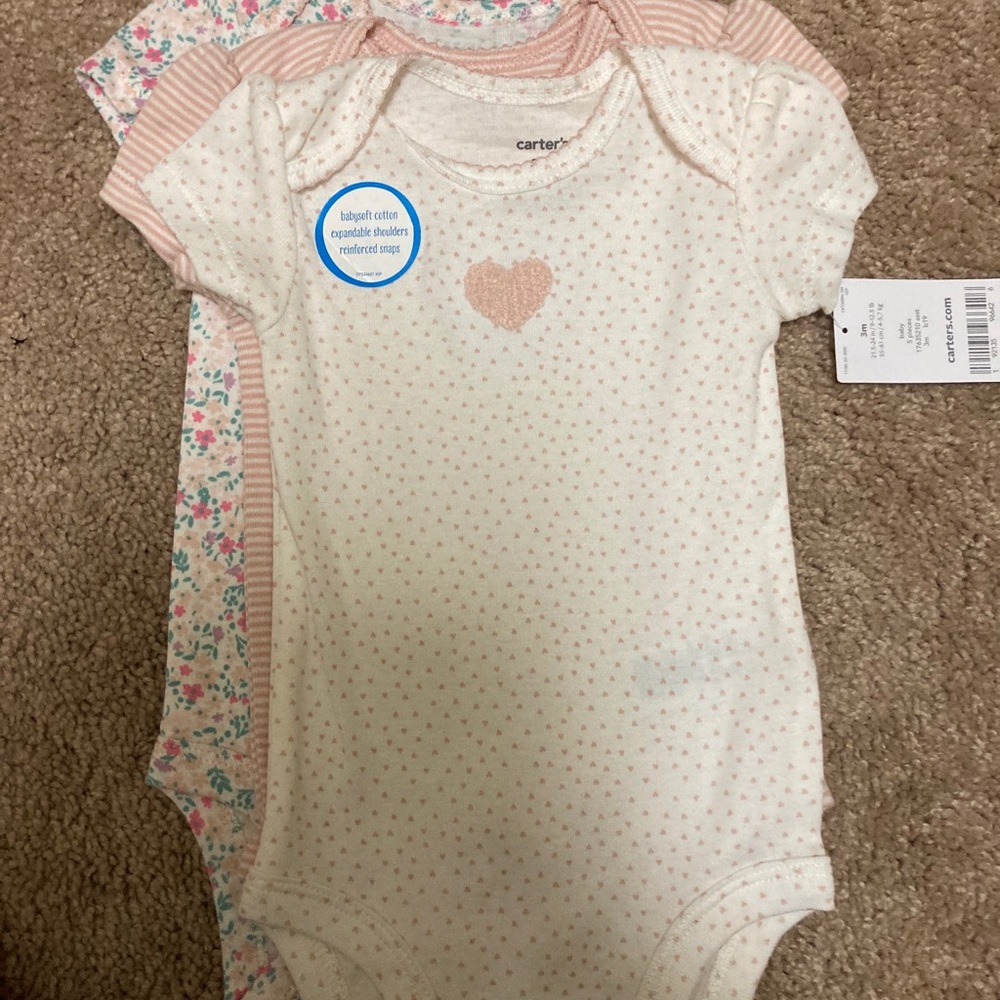 Baby girl onesies 3months